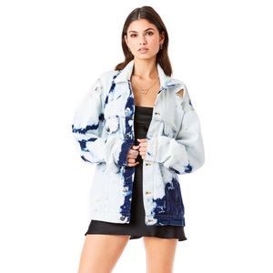 Audrey Copal Bleached Denim Jacket